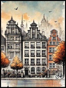 Kamienice w Gdańsku jesienią w ramcee 1.jpg