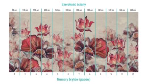 Podzial-na-bryty-na-tapecie-painted-leaves-and-water-lilies.jpg