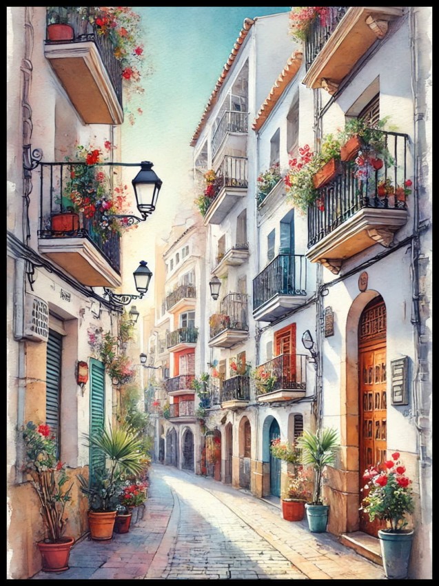 Alicante akwarela w ramcee 1.jpg