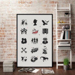 Legendary Rock Bands Poster Queen, Led Zeppelin, Kiss etc. wizu.jpg