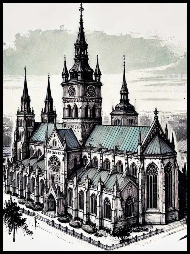 Katedra Św Mikoła Bielsko Biała w ramcee 1.jpg