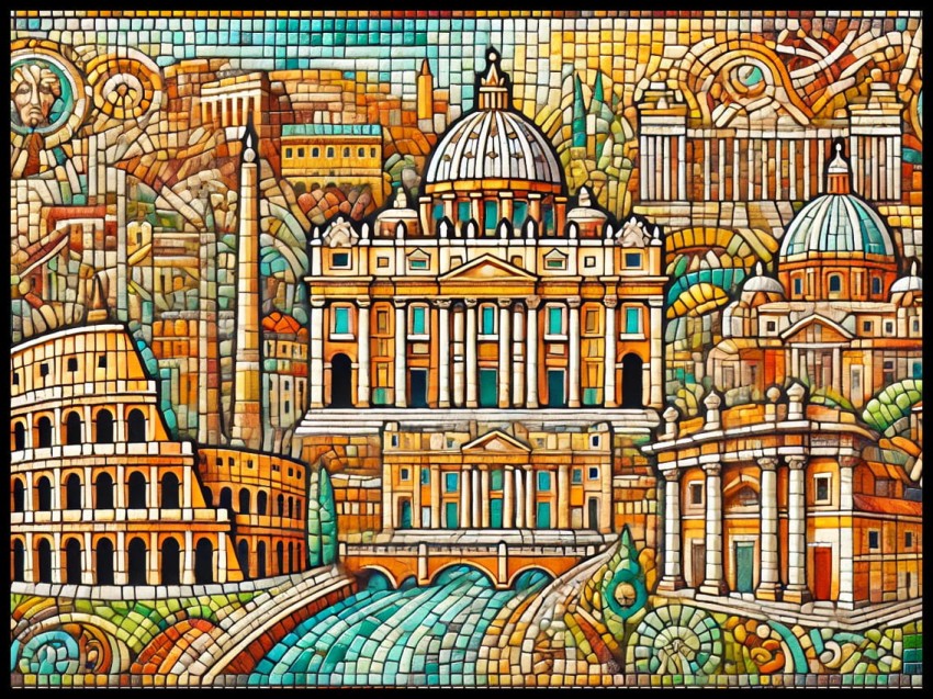 Rzym Mozaika w ramcee 1.jpg