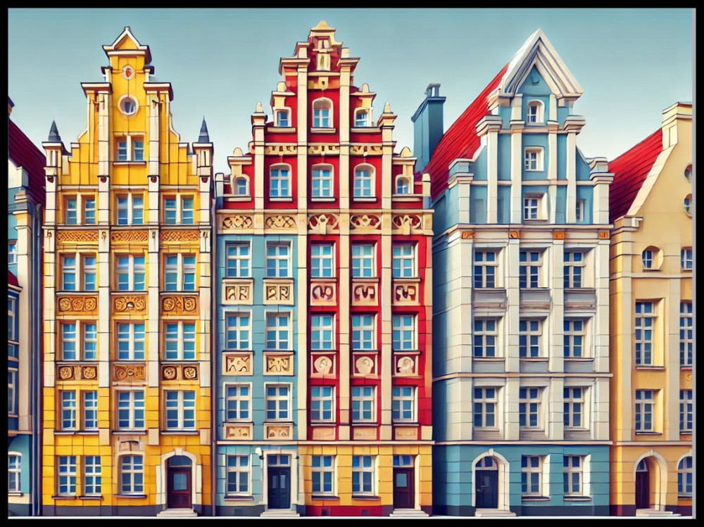Gdańsk kolorowe kamienice w ramcee 1.jpg