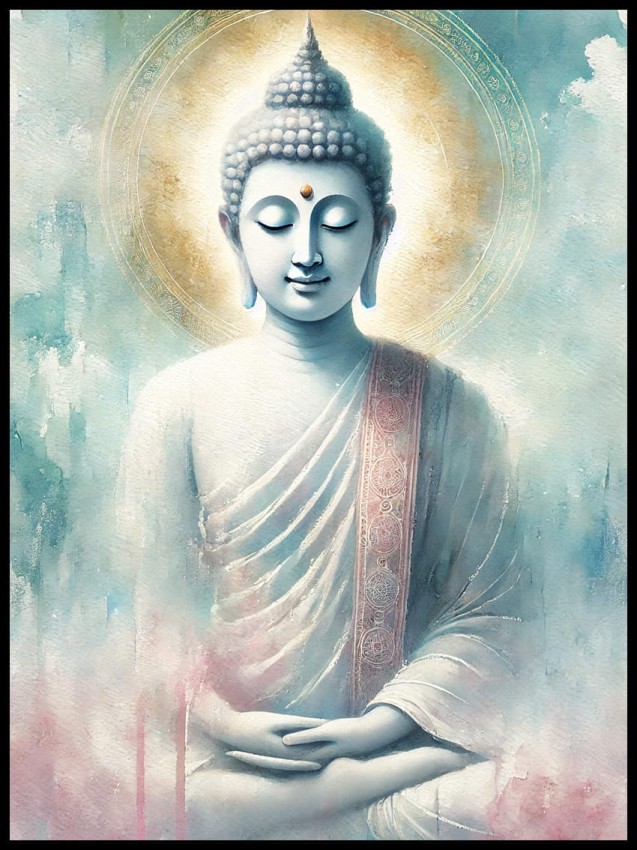 Budda akwarela w ramcee 1.jpg