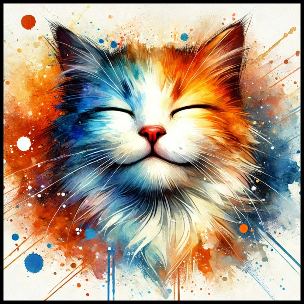 Kolorowy kot w ramcee 1.jpg