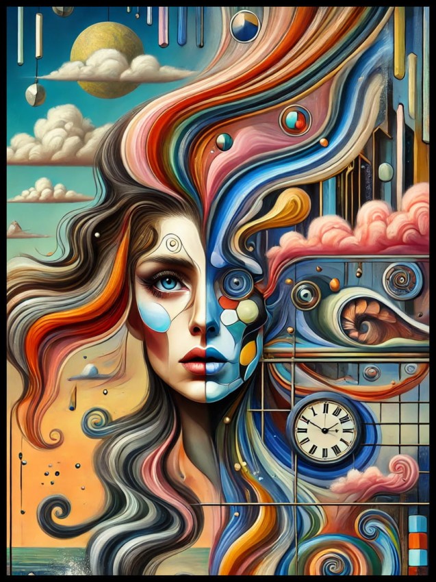 Kobieta Salvadora Dali w ramcee 1.jpg