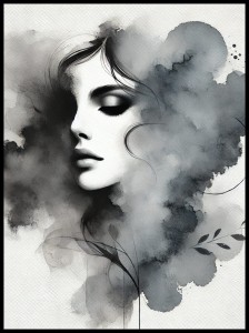 Akwarelowa Kobieta w ramcee 1.jpg