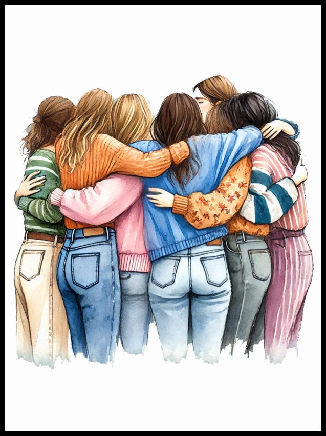 Przyjaciółki Friends w ramcee 1.jpg