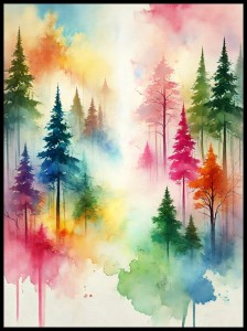 Akwarelowy Las w ramcee 1.jpg