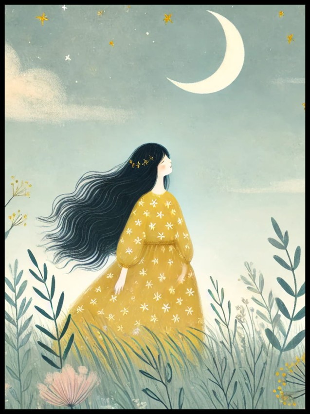 Dziewczyna na łące w ramcee 1.jpg