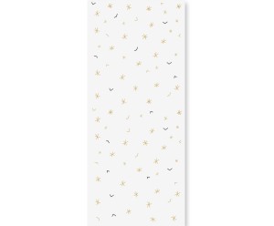 Tapeta do pokoju dziecięcego, Gwiazdki - Simple stars gold
