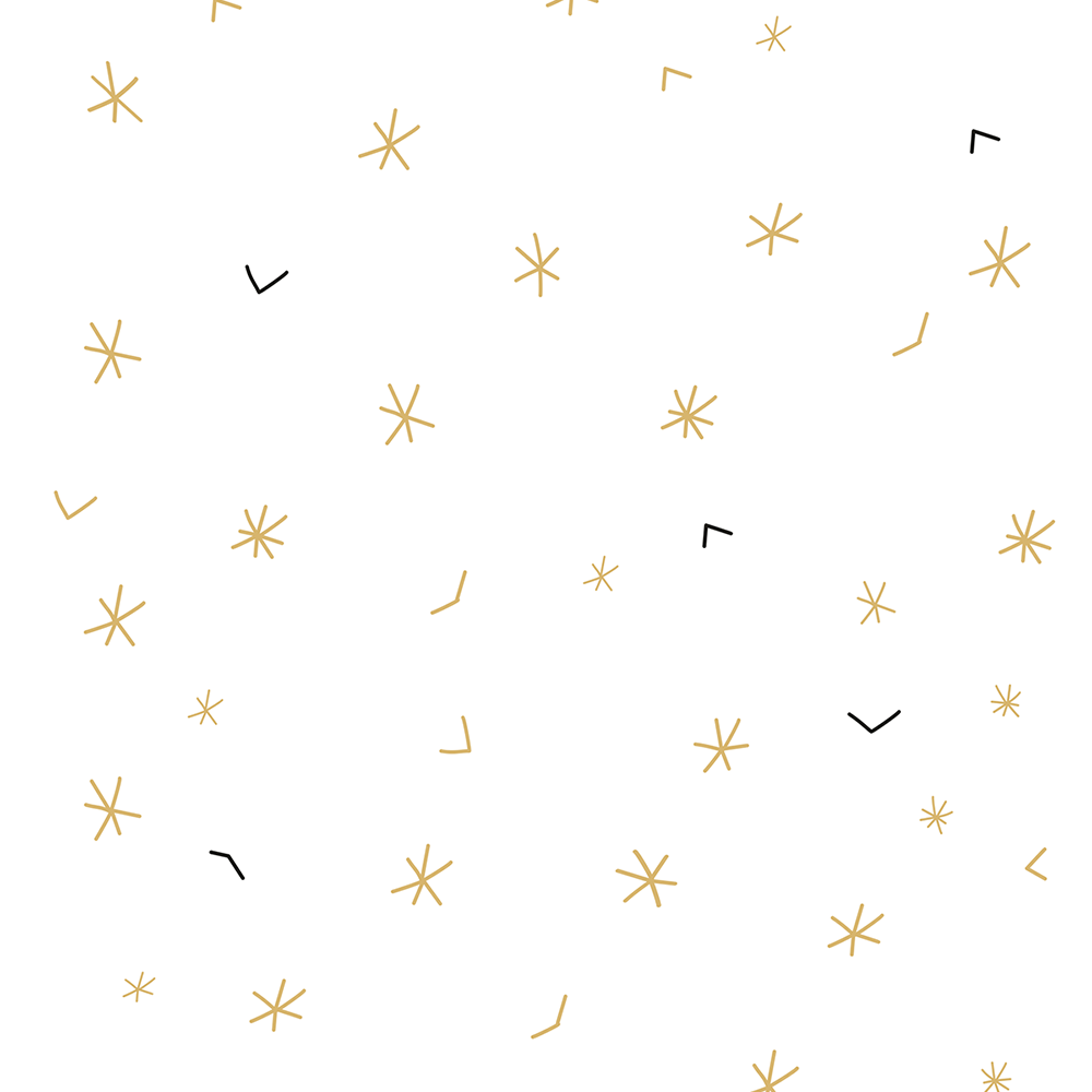 Tapeta do pokoju dziecięcego, Gwiazdki - Simple stars gold
