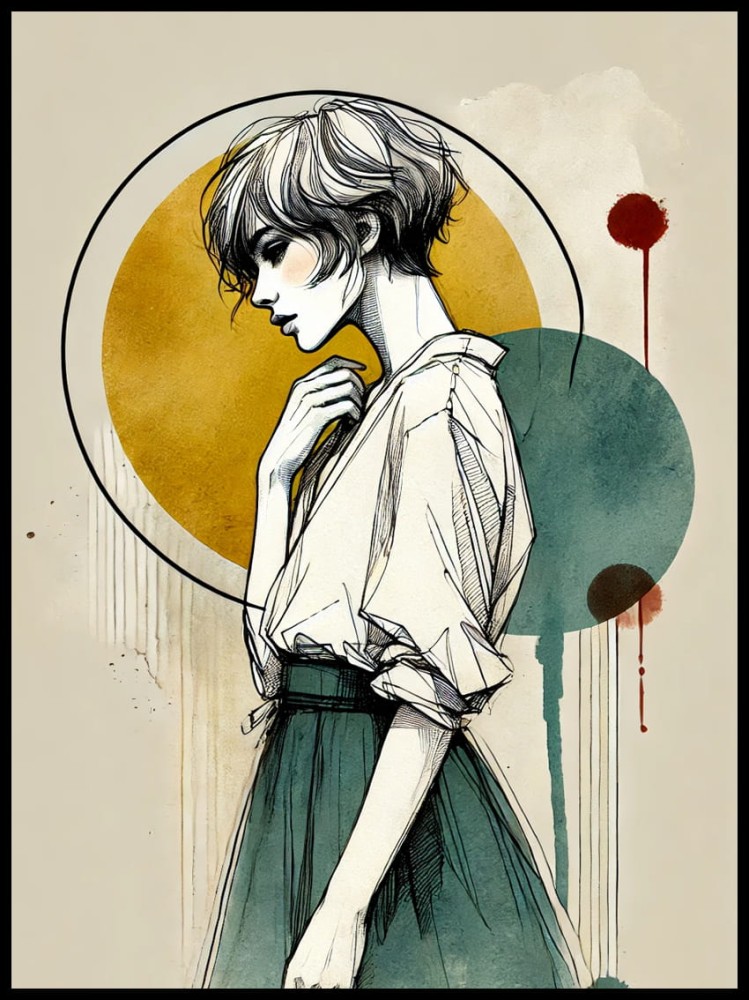 Zamyślona dziewczyna w ramcee 2.jpg