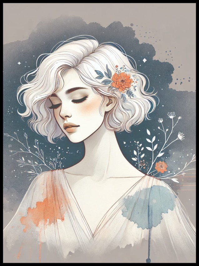 Zamyślona kobieta w ramcee 1.jpg