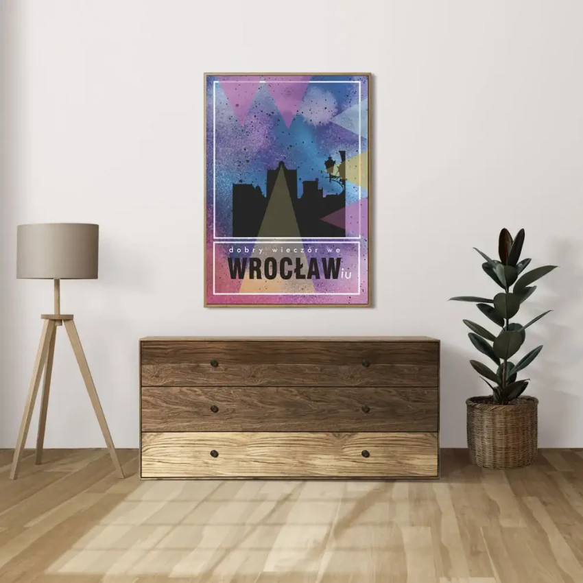 Plakat, Miasto Wrocław - Dobry wieczór we Wrocławiu