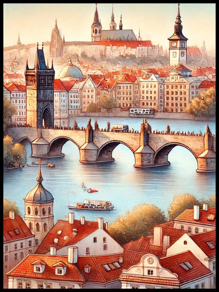 Praga widok na miasto w ramcee 1.jpg