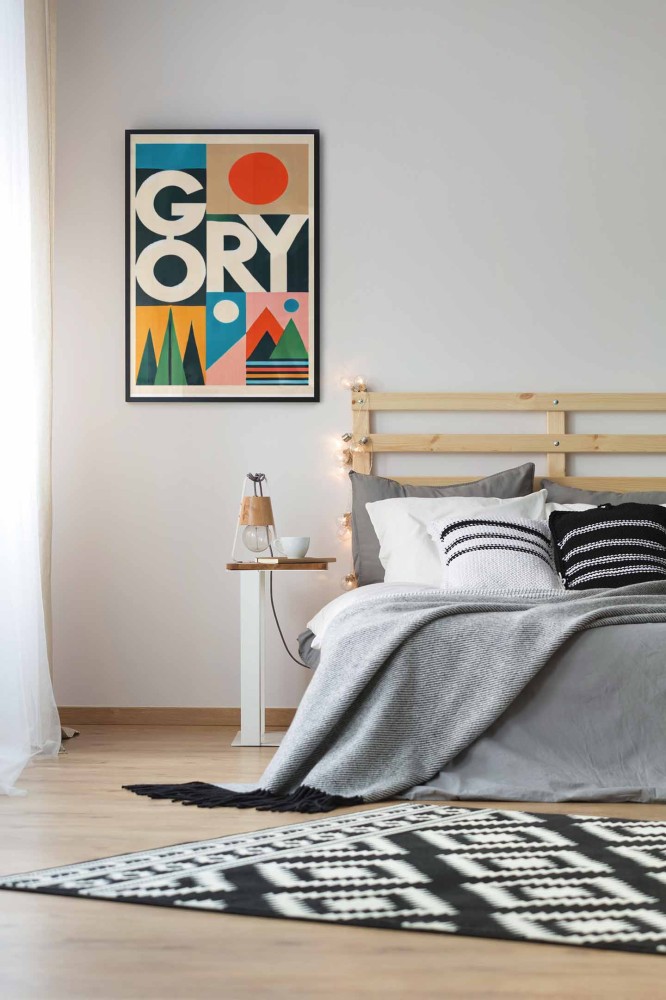 Plakat, Polskie Regiony retro - Góry 4rooms