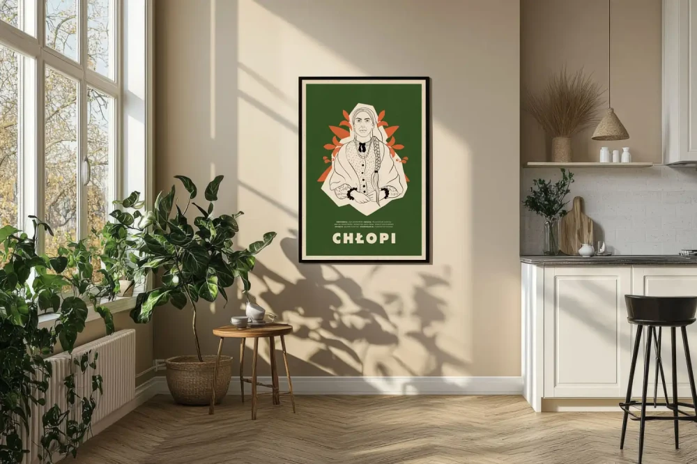 Plakat, Polski Film - Chłopi