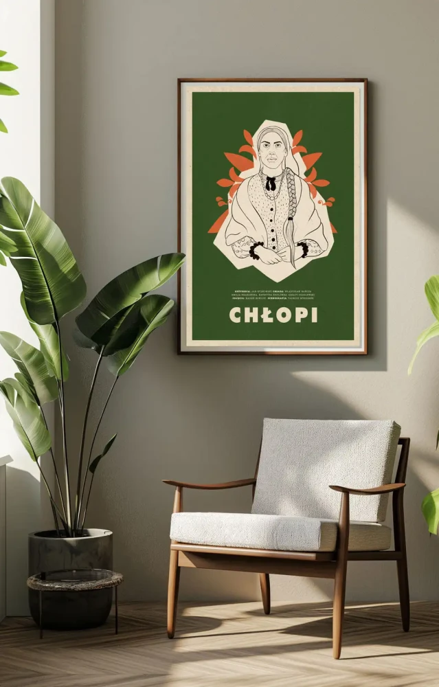 Plakat, Polski Film - Chłopi