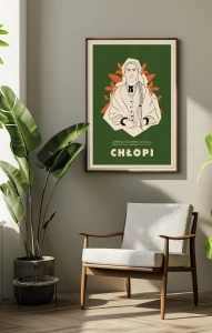 Plakat, Polski Film - Chłopi