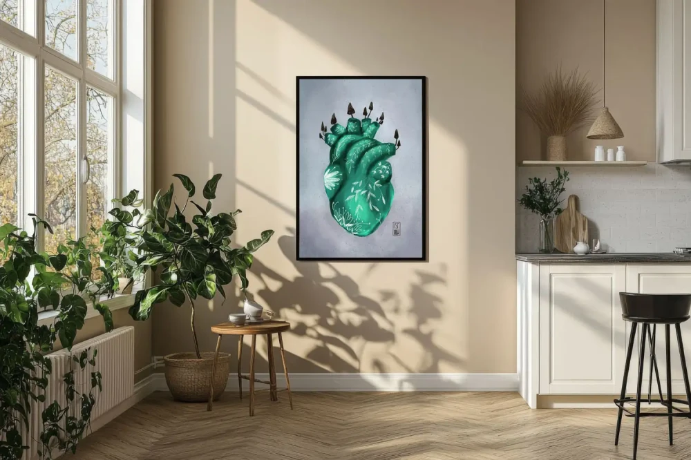 Plakat Serce - Magia podziemia