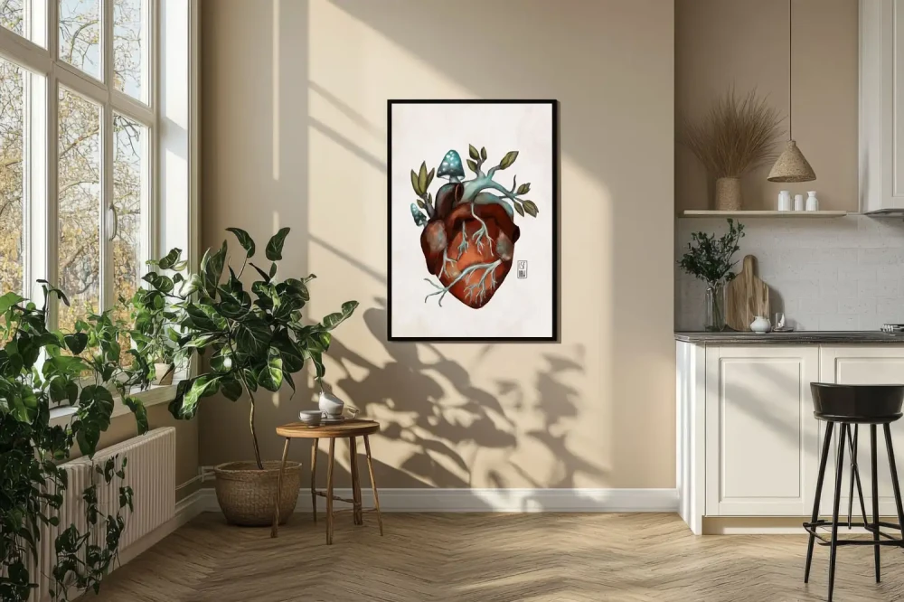 Plakat Serce - Korzenie Duszy