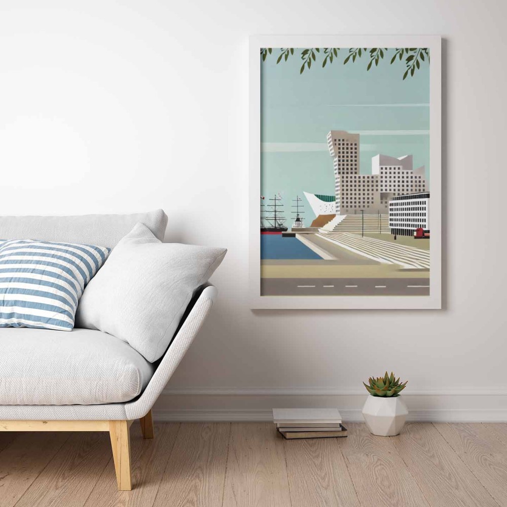 Plakat, Gdynia Port- architektura 4rooms