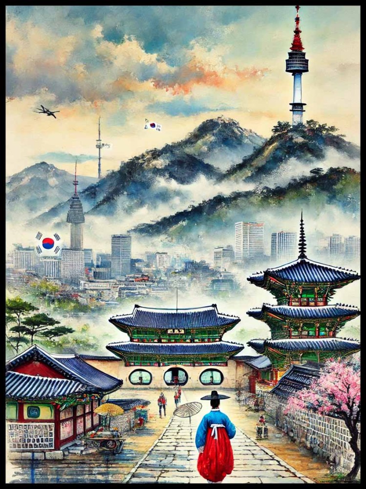 Koreański krajobraz w ramcee 1.jpg