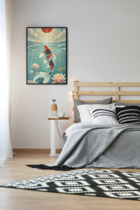 Plakat, Japonia - Ryba Koi