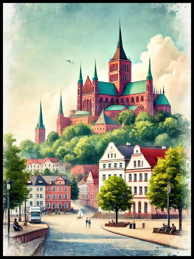 Frombork akwarela w ramcee 1.jpg