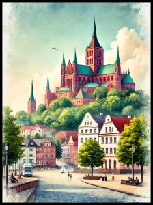 Frombork akwarela w ramcee 1.jpg