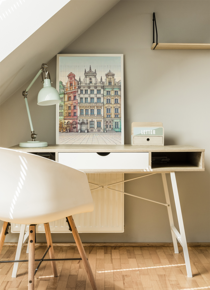 Plakat, Kamienice w Gdańsku 3D