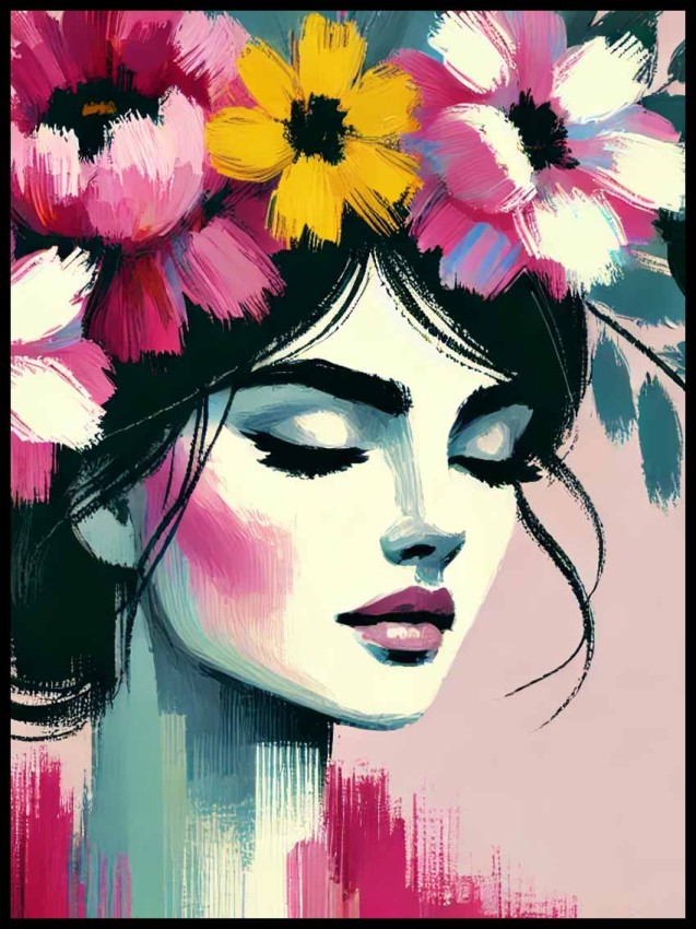 Dziewczyna i kwiaty w ramcee 1.jpg