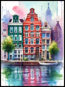 Amsterdam kamienice w ramcee 2.jpg