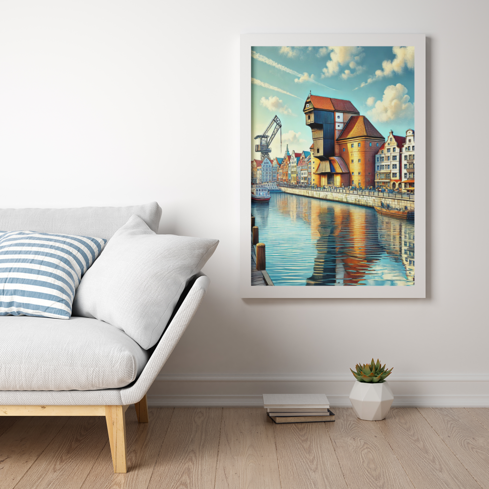 Plakat, Żuraw Gdańsk