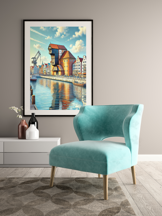 Plakat, Żuraw Gdańsk