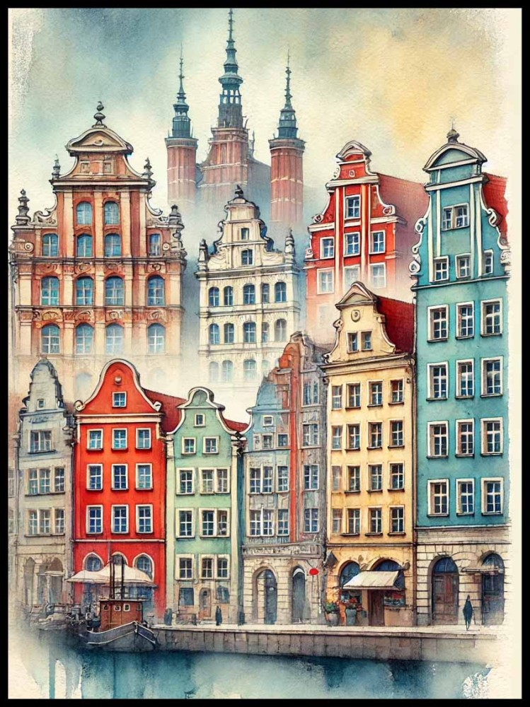 Gdansk artystyczna akwarela w ramcee 1.jpg