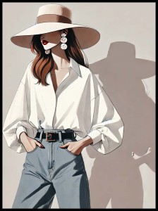 Kobieta w kapeluszu w ramcee 1.jpg