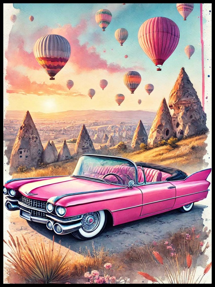 Kapadocja różowe auto w ramcee 1.jpg