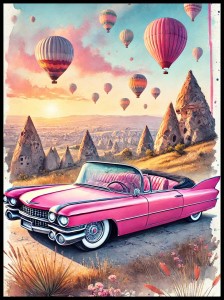 Kapadocja różowe auto w ramcee 1.jpg