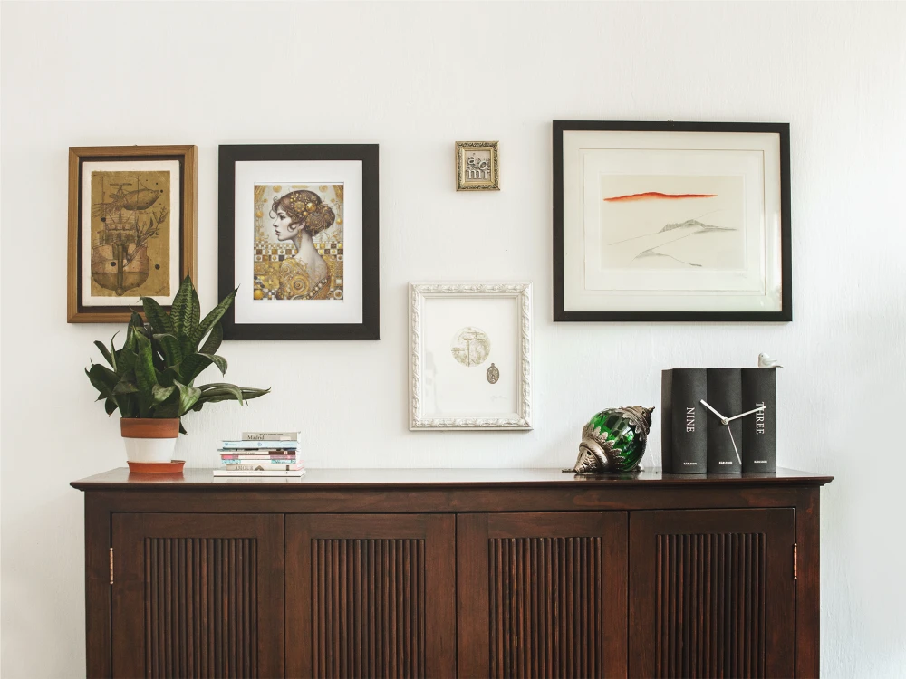 Plakat, Kobieta w stylu Gustava Klimta - portret