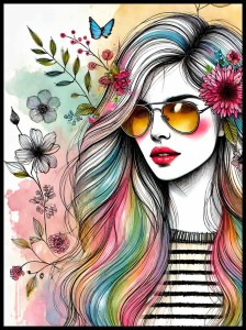 Dziewczyna i kwiaty w ramcee 2.jpg