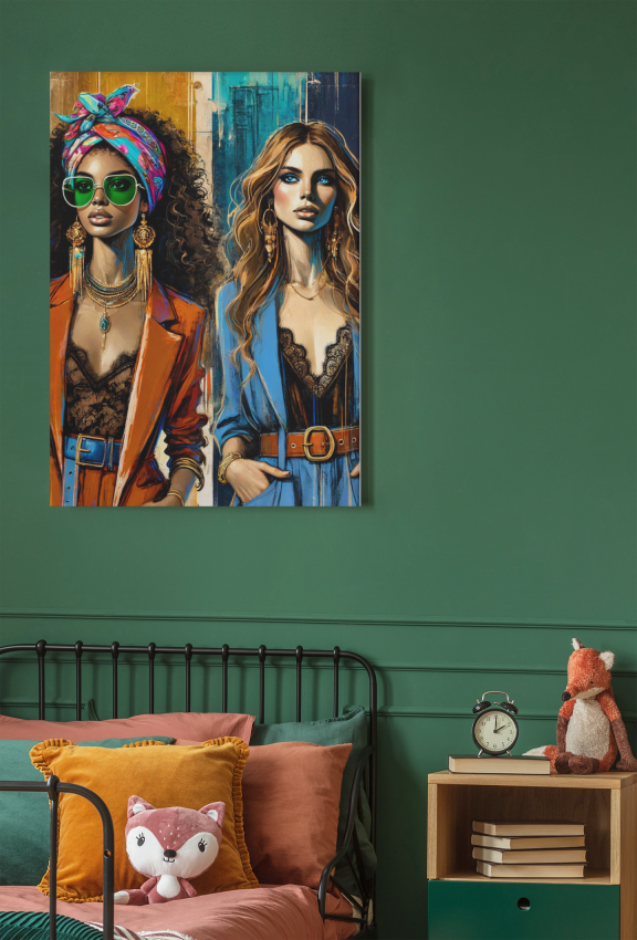 Plakat, Dwie kobiety