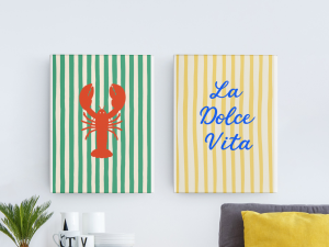 Plakat, Rak - retro