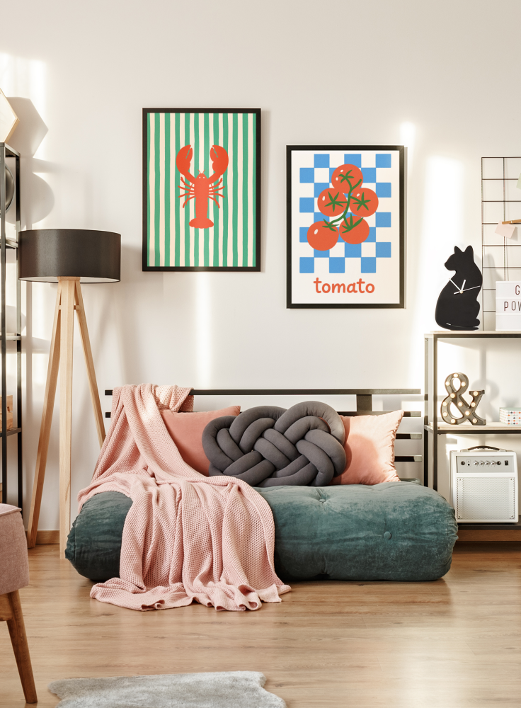Plakat, Pomidory - Tomato retro