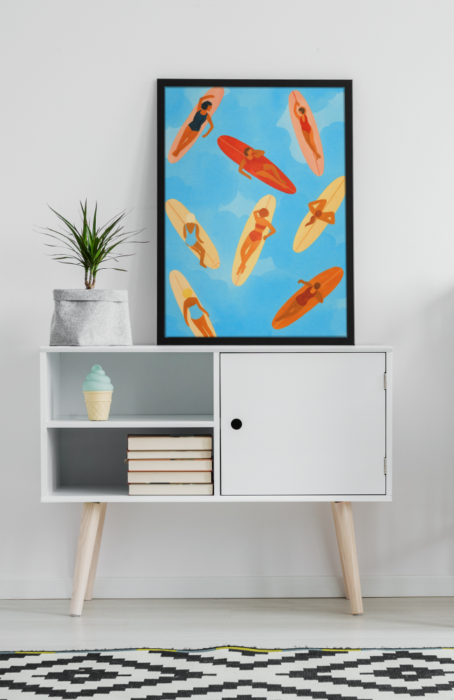 Plakat, Surferki - relax