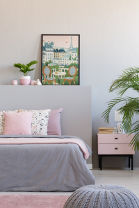 Plakat, Paryż - widok retro