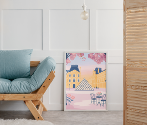 Plakat, Paryż - Luwr