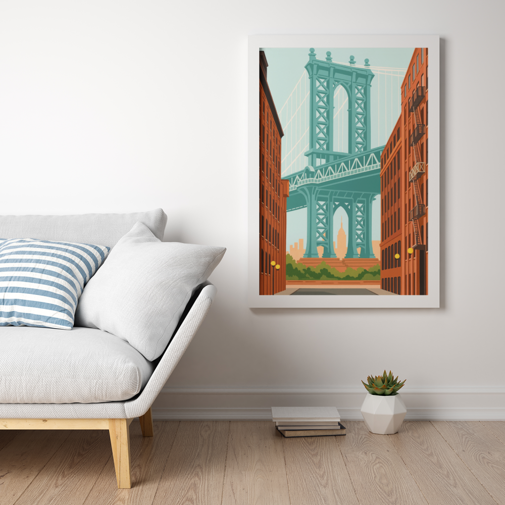 Plakat, Most Golden Gate w San Francisco