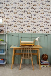 Tapeta na ścianę wyścigówki - beżowa 1.jpg